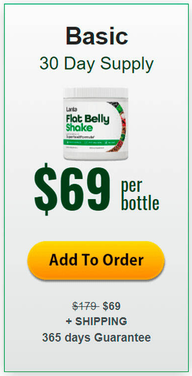 Lanta Flat Belly Shake - 1 bottle